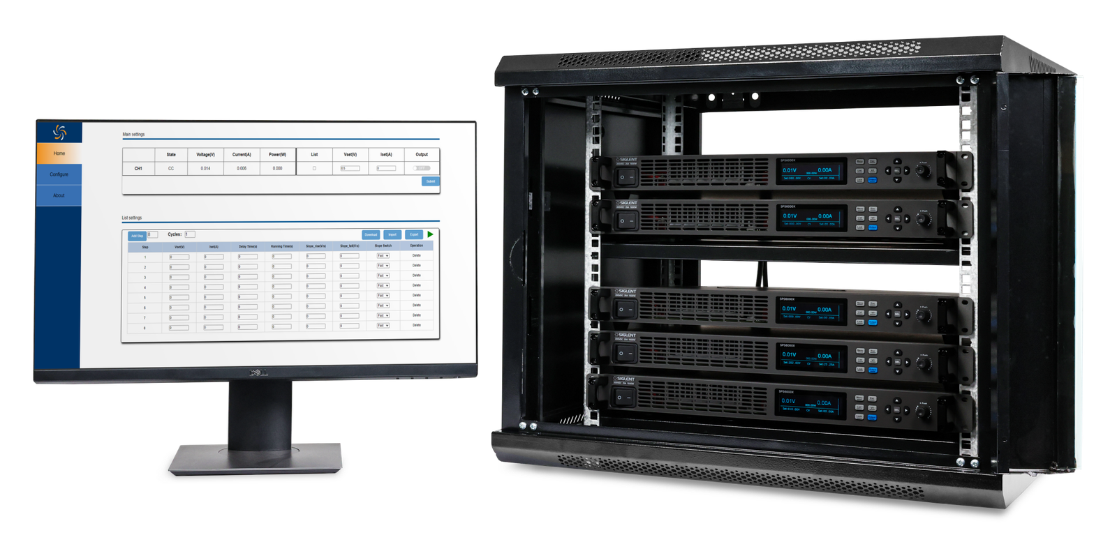 SIGLENT SPS6000X programmable DC power supply application setup